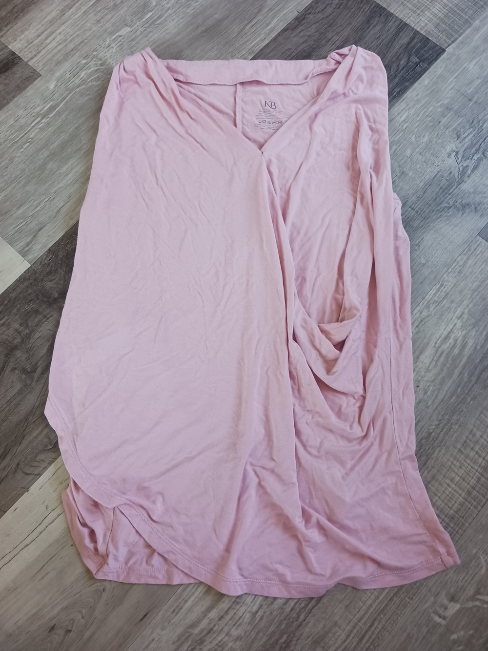 Kindred Bravely Bamboo Pink Draped Nursing Tank Top